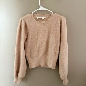 Women’s ASTR Mohair Sweater Tan Small